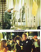 Earthquake 1974 lobby card set Charlton Heston Ava Gardner George Kennedy Lorne Greene Victoria Principal Mark Robson