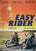 Easy Rider 1969 movie poster Peter Fonda Jack Nicholson Dennis Hopper Motorcycles Cult movies