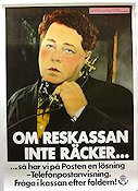 Posten reklam 1982 poster Edvard Persson Telephones