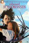 Edward Scissorhands 1990 poster Johnny Depp