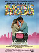 Electric Dreams 1984 movie poster Lenny von Dohlen Steve Barron