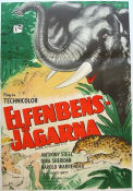 Elfenbensjägarna 1951 poster Anthony Steel Dinah Sheridan Harold Warrender Harry Watt Hitta mer: Africa