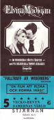 Elvira Madigan 1967 movie poster Pia Degermark Thommy Berggren Lennart Malmer Bo Widerberg Romance