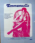 Emmanuelle 1974 movie poster Sylvia Kristel Alain Cuny Marika Green Just Jaeckin