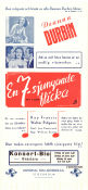 En 7-sjungande flicka 1940 poster Deanna Durbin Kay Francis Walter Pidgeon William A Seiter Musikaler