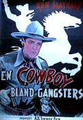 En cowboy bland gangsters 1943 poster Ken Maynard Hoot Gibson Jack La Rue Alan James