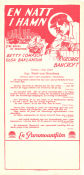 En natt i hamn 1928 poster George Bancroft Betty Compson Olga Baclanova Josef von Sternberg Film Noir