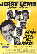 En sån jäkel till farsa 1965 poster Sebastian Cabot Neil Hamilton Jerry Lewis