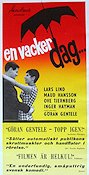 En vacker dag 1963 movie poster Lars Lind Maud Hansson Göran Gentele