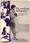 Un semaine de vacances 1982 movie poster Nathalie Baye Bertrand Tavernier Travel