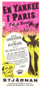 Folies-Bergere 1956 movie poster Eddie Constantine Zizi Jeanmaire Yves Robert Henri Decoin Musicals