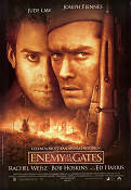 Enemy at the Gates 2001 movie poster Jude Law Ed Harris Joseph Fiennes Jean-Jacques Annaud War Find more: Nazi