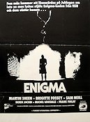 Enigma 1984 movie poster Martin Sheen Find more: Nazi