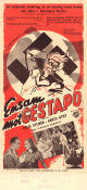 Ensam mot Gestapo 1944 poster Felix Aylmer Greta Gynt Walter Rilla Harold French Hitta mer: Nazi