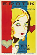 Erotikon 1929 movie poster Ita Rina Olaf Fjord Country: Czechoslovakia