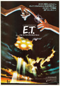 E.T. the Extra-Terrestrial 1982 movie poster Dee Wallace Drew Barrymore Steven Spielberg Writer: Melissa Mathison