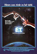 E.T. the Extra-Terrestrial 1982 movie poster Dee Wallace Drew Barrymore Steven Spielberg Writer: Melissa Mathison