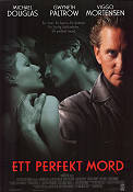 A Perfect Murder 1998 movie poster Michael Douglas Gwyneth Paltrow Viggo Mortensen Andrew Davis