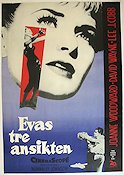Three Faces of Eve 1958 poster Joanne Woodward