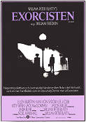 The Exorcist 1973 movie poster Max von Sydow Ellen Burstyn Linda Blair William Friedkin Religion