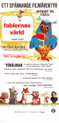 Fablernas värld 1970 movie poster Olle Adolphson From TV Cult movies Birds