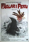 Fåglar i Peru 1968 poster Jean Seberg Konstaffischer