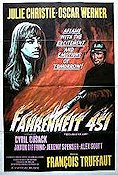 Fahrenheit 451 1967 poster Julie Christie Francois Truffaut