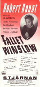 Fallet Winslow 1948 poster Robert Donat Cedric Hardwicke Basil Radford Anthony Asquith