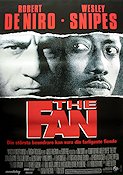 The Fan 1996 movie poster Robert De Niro Wesley Snipes Ellen Barkin Tony Scott Sports