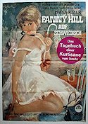 Fanny Hill 1968 movie poster Diana Kjaer Keve Hjelm Mac Ahlberg