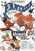 Fantasia 1940 movie poster Leopold Stokowski Mickey Mouse Musse Pigg James Algar