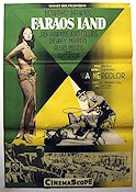 Land of the Pharaos 1955 movie poster Jack Hawkins Joan Collins Dewey Martin Howard Hawks Sword and sandal