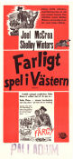 Farligt spel i västern 1950 poster Joel McCrea Shelley Winters Paul Kelly Louis King