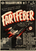 Fartfeber 1953 movie poster Arne Ragneborn Sven-Axel Carlsson Håkan Serner Egil Holmsen Find more: Raggare Cars and racing
