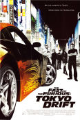 The Fast and the Furious: Tokyo Drift 2006 movie poster Lucas Black Zachery Ty Bryan Shad Moss Justin Lin Cars and racing Asia