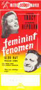 Feminint fenomen 1952 poster Spencer Tracy Katharine Hepburn Aldo Ray George Cukor Sport