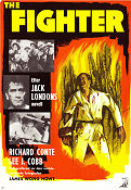 The Fighter 1952 movie poster Richard Conte Vanessa Brown Lee J Cobb Herbert Kline Boxing