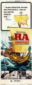 The Ra Expeditions 1950 movie poster Herman Watzinger Erik Hesselberg Thor Heyerdahl Norway Documentaries Ships and navy