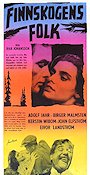 Finnskogens folk 1954 movie poster Adolf Jahr Kerstin Wibom