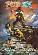 Fire and Ice 1983 movie poster Randy Norton Ralph Bakshi Poster artwork: Frank Frazetta Animation