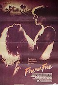 Fire with Fire 1986 movie poster Craig Sheffer Virginia Madsen