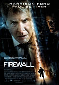 Firewall 2006 movie poster Harrison Ford Virginia Madsen Paul Bettany Richard Loncraine