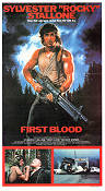 First Blood 1982 movie poster Sylvester Stallone Brian Dennehy Ted Kotcheff Poster artwork: Drew Struzan Find more: Rambo
