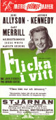 Flicka i vitt 1952 poster June Allyson Arthur Kennedy Gary Merrill John Sturges Medicin och sjukhus