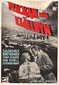 Flickan från fjällbyn 1948 movie poster Eva Dahlbeck Bengt Blomgren Einar Hylander Anders Henrikson Mountains