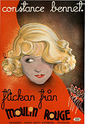 Moulin Rouge 1934 movie poster Constance Bennett Franchot Tone Sidney Lanfield