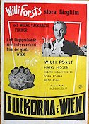 Wiener Mädeln 1949 movie poster Anton Edthofer Judith Holzmeister Willi Forst Country: Austria Musicals