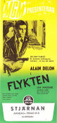 Flykten 1964 poster Alain Delon Lea Massari Georges Géret Alain Cavalier