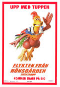 Flykten från hönsgården 2000 poster Mel Gibson Nick Park Fåglar Animerat