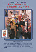 Folk och rövare i Kamomilla stad 1988 movie poster Sverre Anker Ousdal Bente Erichsen Norway Musicals